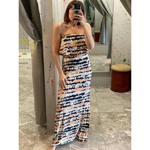 TART COLLECTIONS Dresses & Skirts - NEW TART COLLECTIONS abby maxi dress in orange/ black